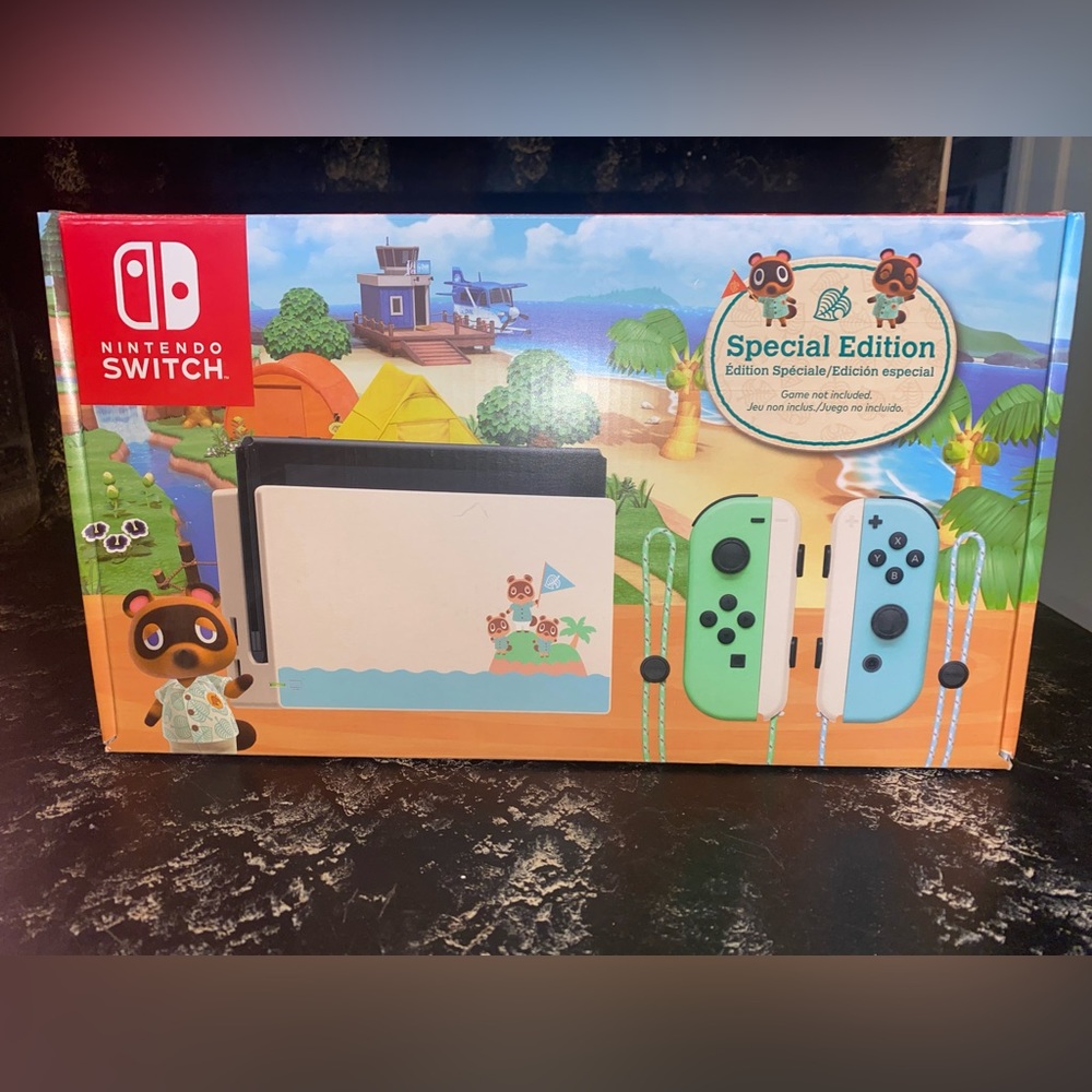 Nintendo Switch - Special Edition Animal Crossing Console